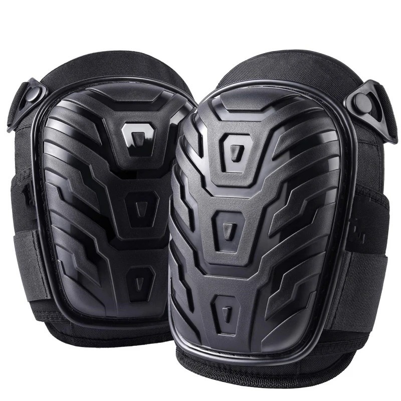 2Pcs Professional Gel Knee Pads Heavy Duty for Construction w/ Anti-slip Straps