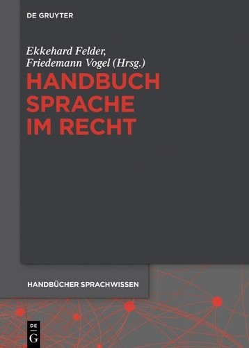 Handbuch Sprache im Recht (Hardback) Handbücher Sprachwissen (Hsw)Another great item from Rarewaves USA | Free delivery!