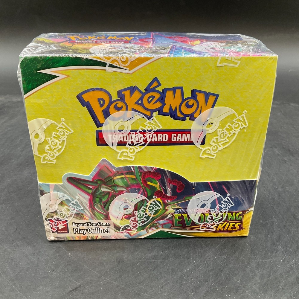 Pokemon TCG Sword & Shield Evolving Skies Booster Box Sealed Auction #1PROBSTEIN123 is actively accepting CONSIGNMENTS !!