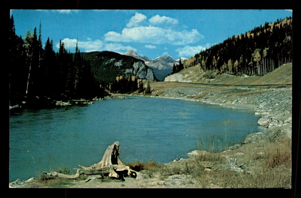 Rogers Pass Lake Canada Glacier National Park Postcard Unp