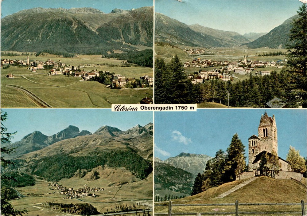 Celerina, Oberengadin, St. Moritz, Engadin Press AG, PHOTO MAX Postcard