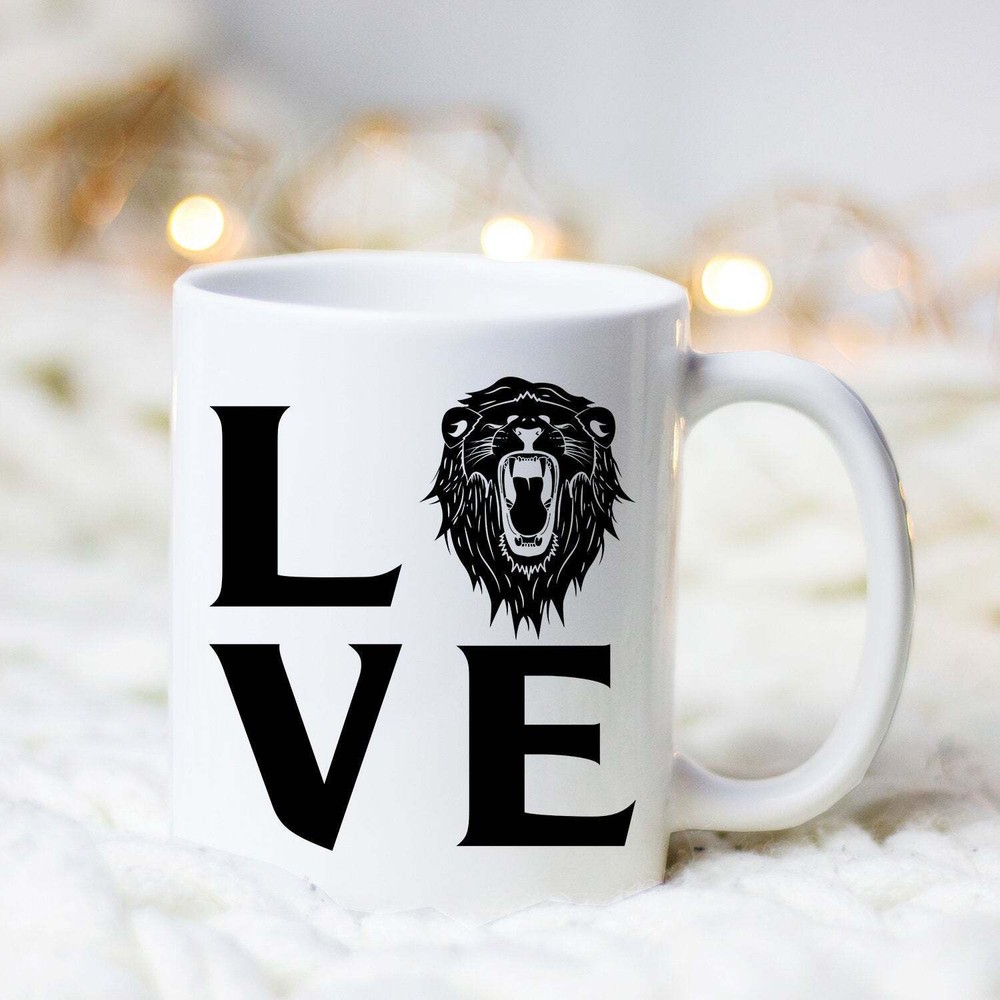 Save the Lions Extinction Animal Lover Gift Mug with Lion Design