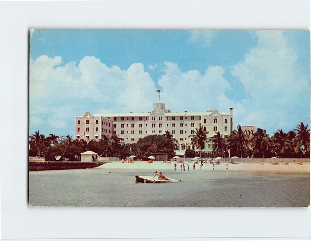 Postcard The Fort Montagu Beach Hotel Nassau Bahamas
