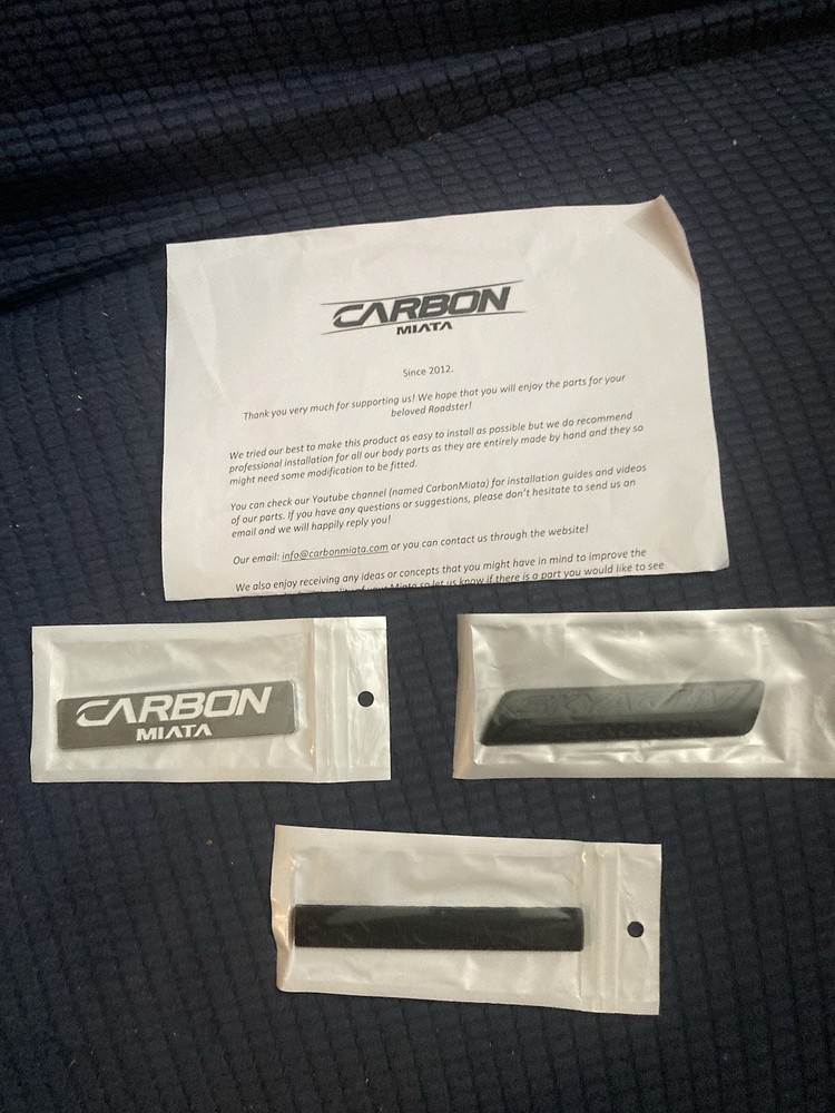 OEM Mazda MX5 Miata Front Emblem Badge 2016-2019 N24351741
