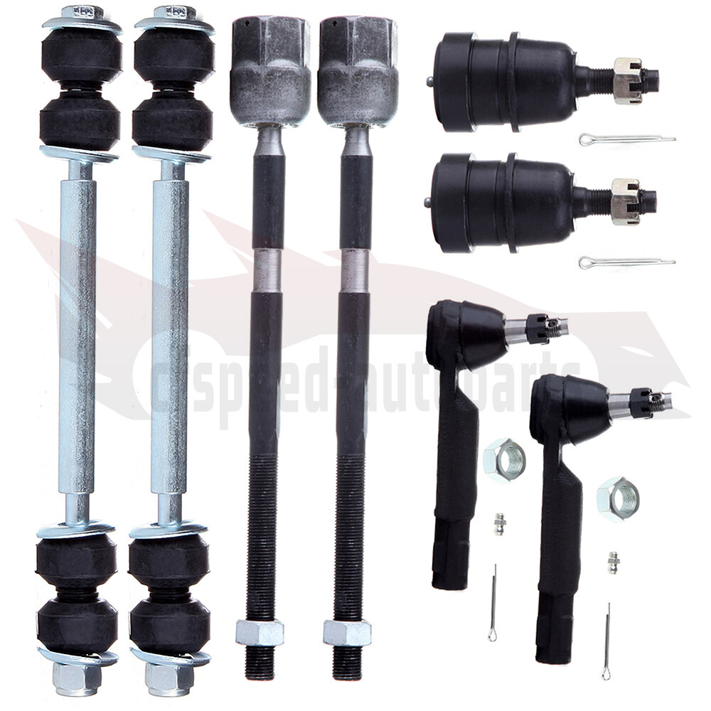 1982-1988 Ford Thunderbird Front Suspension Kit - 8pc Ball Joints Tie Rods Sway Bars