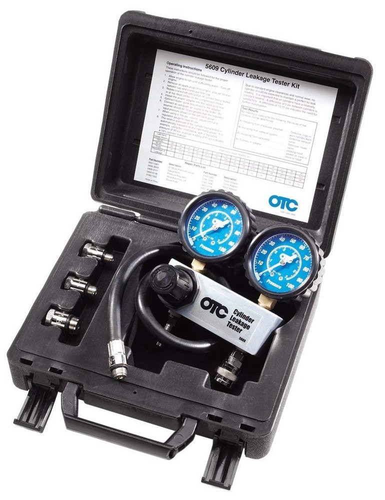 OTC 5609 Cylinder Leakage Tester Kit , Black 1.8, black