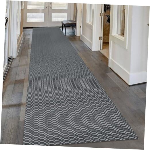 3x16 Washable Non-Slip Runner Rug for Hallway Kitchen with Rubber Backing