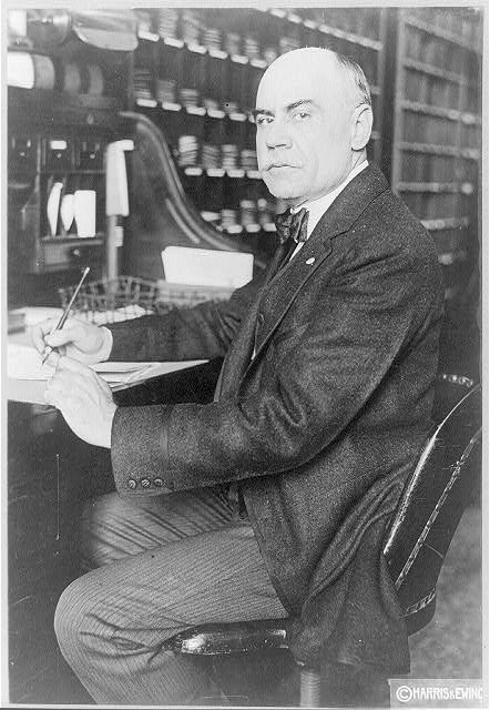 Photo:William Tyler Page Portrait at Desk c1918 Seated Author Clerk Photo