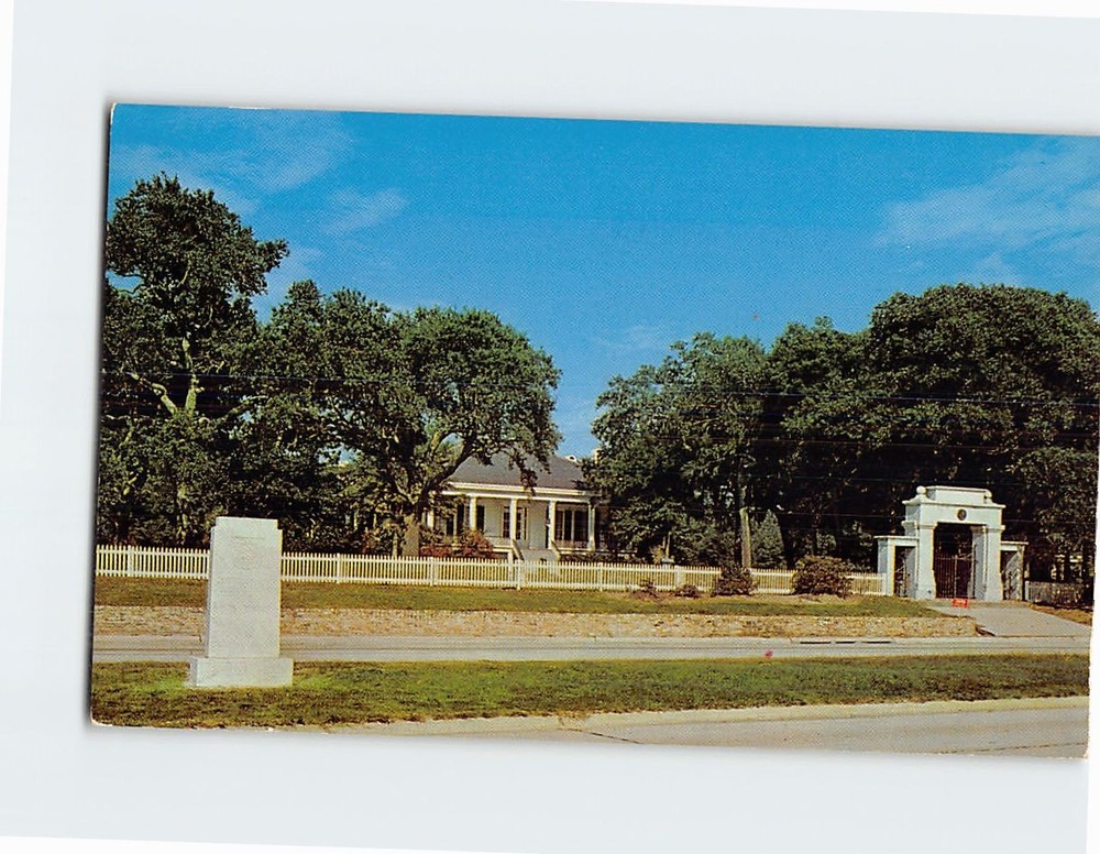 Postcard Beauvoir Jefferson Davis Shrine Biloxi Mississippi USA North America