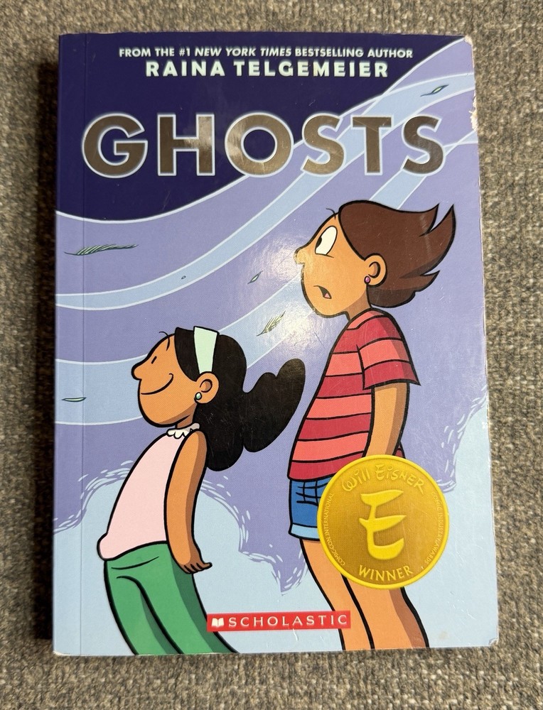 Ghosts PB Raina Telgemeier Scholastic Eisner Award Graphic Novel