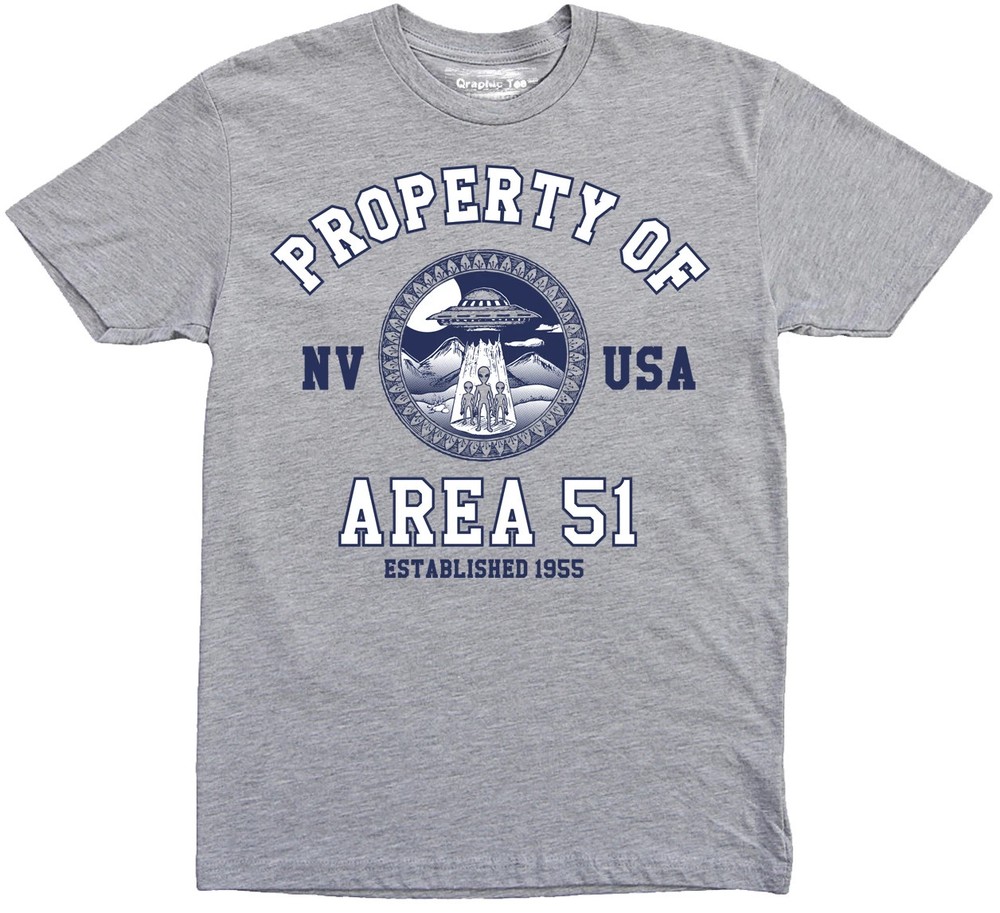 Area 51 t shirt, Property of Area 51 t-shirt, UFO t-shirt, Nevada t-shirt, Alien