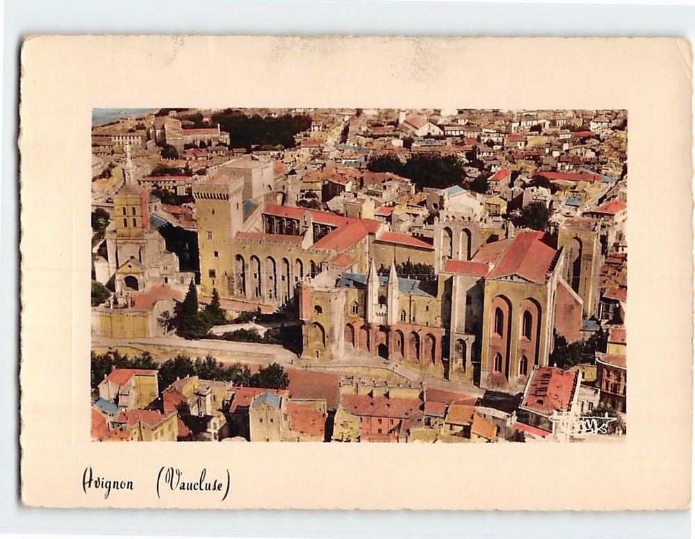 Postcard Palais des Papes Avignon France