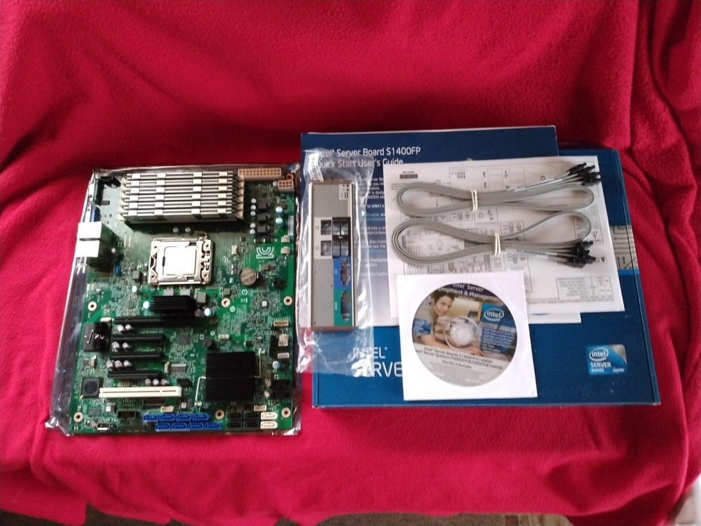 Intel Server Motherboard With CPU & Memory ( Tested And Working )