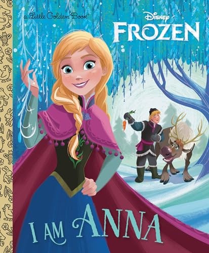 I Am Anna (Disney Frozen) (Little Golden Book) - Hardcover - ACCEPTABLE