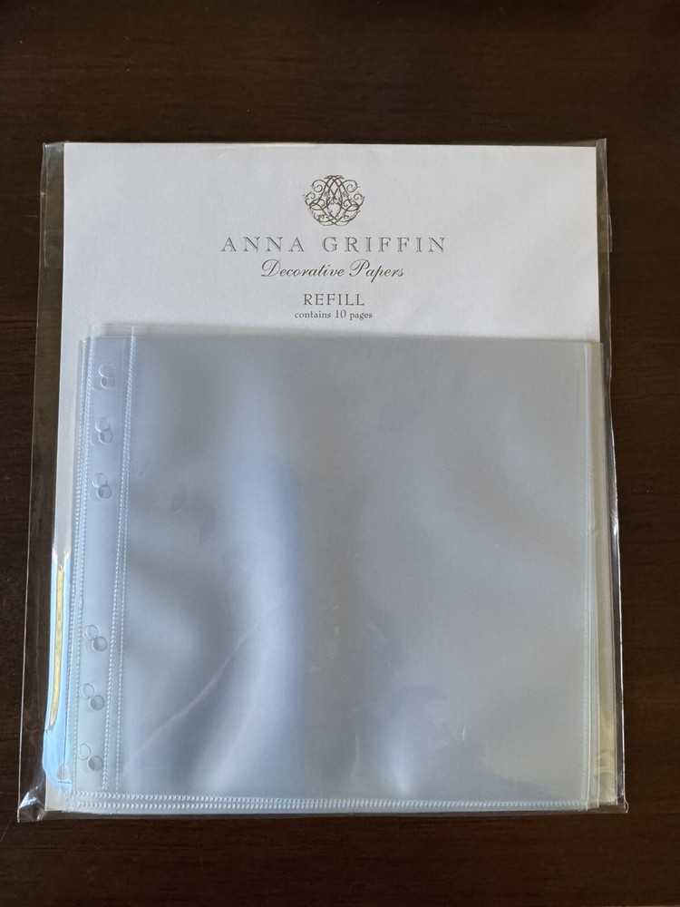 Anna Griffin Scrapbook Album Refill Acid Free Protectors Decorative Pages SMALL-image