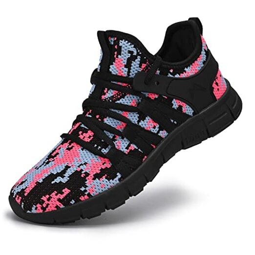 Women's Ultra 9 Camo Black Walking Running Shoes Size 8-9