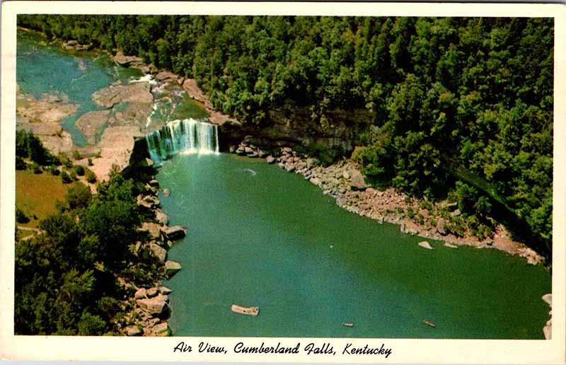 Postcard AERIAL VIEW SCENE Cumberland Falls State Park Kentucky KY m/09 AM4509
