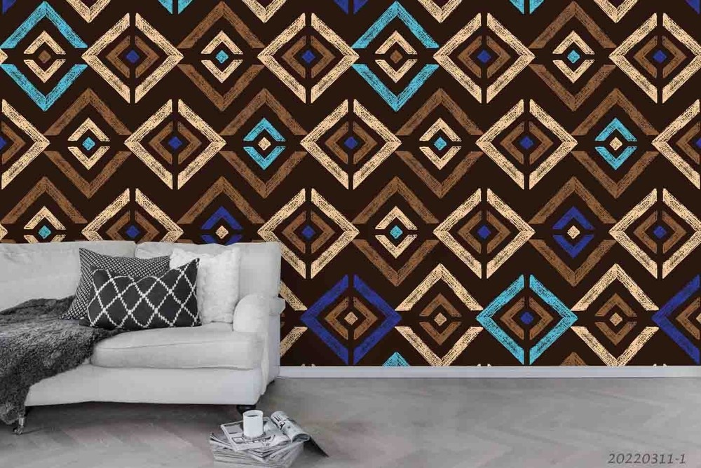 3D Geometric Graphic Pattern Wall Murals Wallpaper Murals Wall Sticker