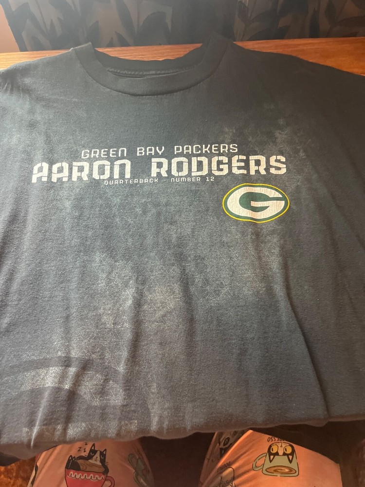 green bay packer aaron rodgers t-shirt