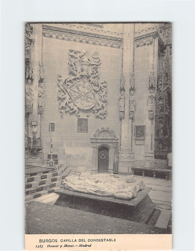 Postcard Capilla del Condestable Burgos Spain