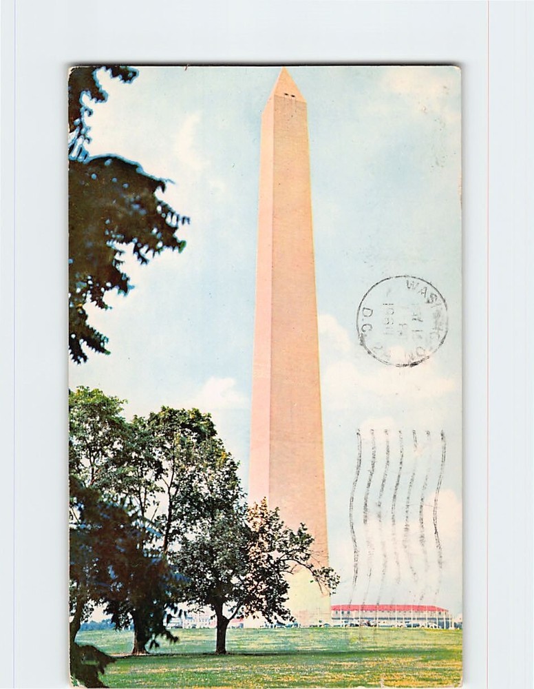Postcard Washington Monument Washington DC USA