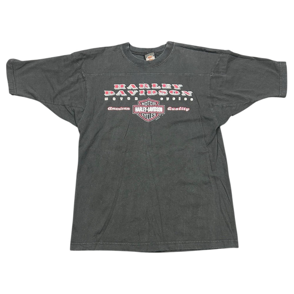 Vintage 2000 Harley Davidson Motor Cycles Double Side Graphic T-Shirt Medium USA
