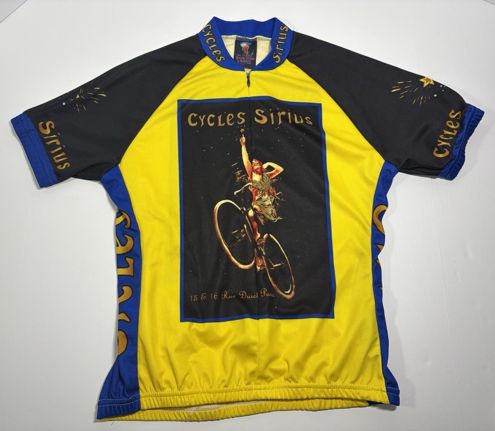 Retro Image Apparel Co Sirius Cycling Bike Jersey Shirt Short Sleeve Women's L