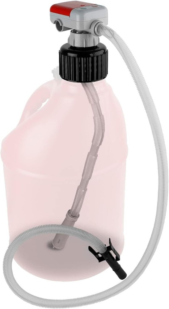 US TERA PUMP Auto-Stop Gas Cap Fuel Transfer Pump with XL Intake Hose for Gasoline