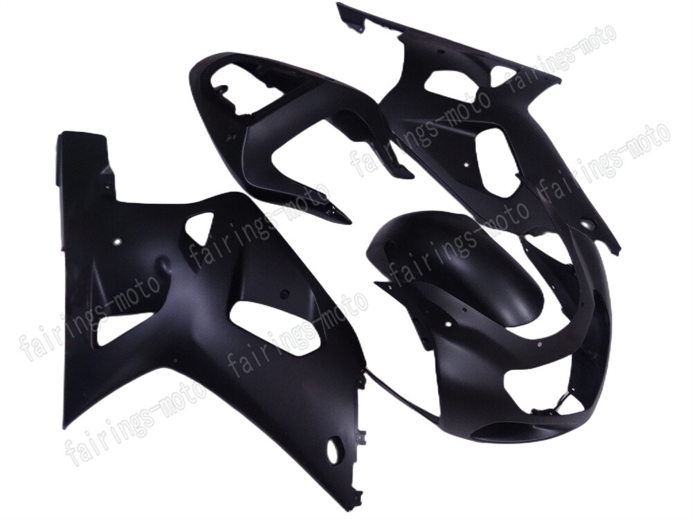 Fairing Set for 2001-2003 GSXR 600/750 ABS Injection Bodywork in Matt Black A18