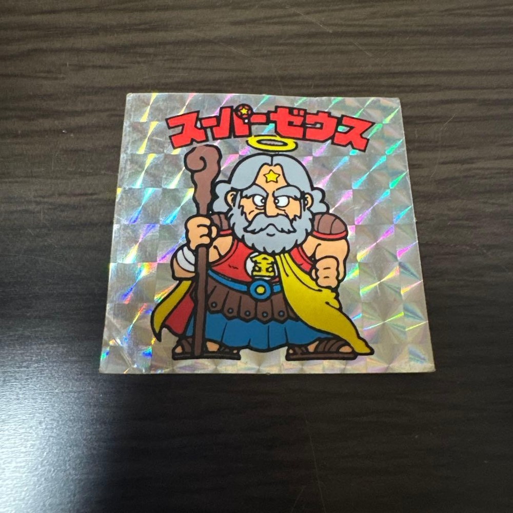Lotte Bikkuriman Seal Super Zeus 40s Old Chocolate Collectible Used