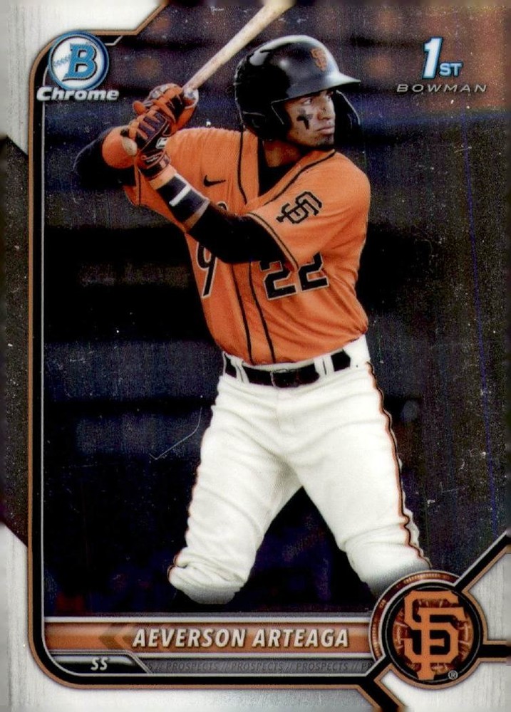 2022 Bowman Chrome 1st - Aeverson Arteaga