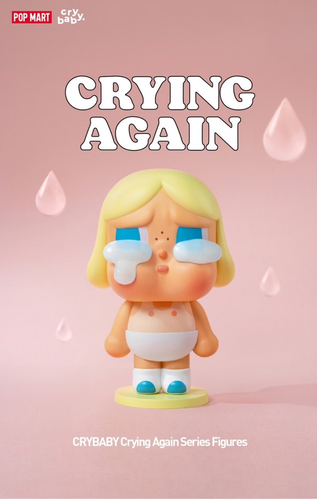 POP MART  CRYBABY  Crying Again Series Figures -Blind Box / Individual Box