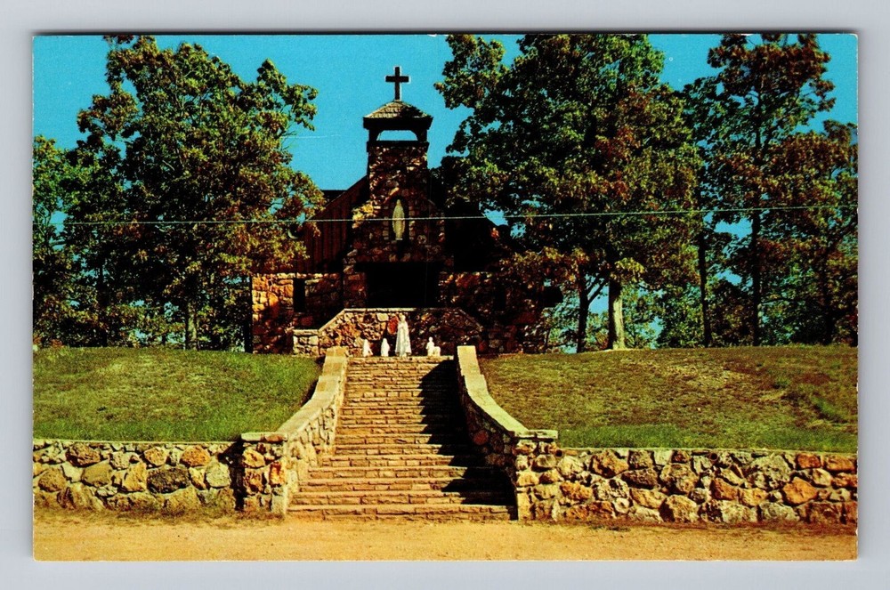Missouri MO Lake Ozark Our Lady Of The Lake Chapel Vintage Postcard