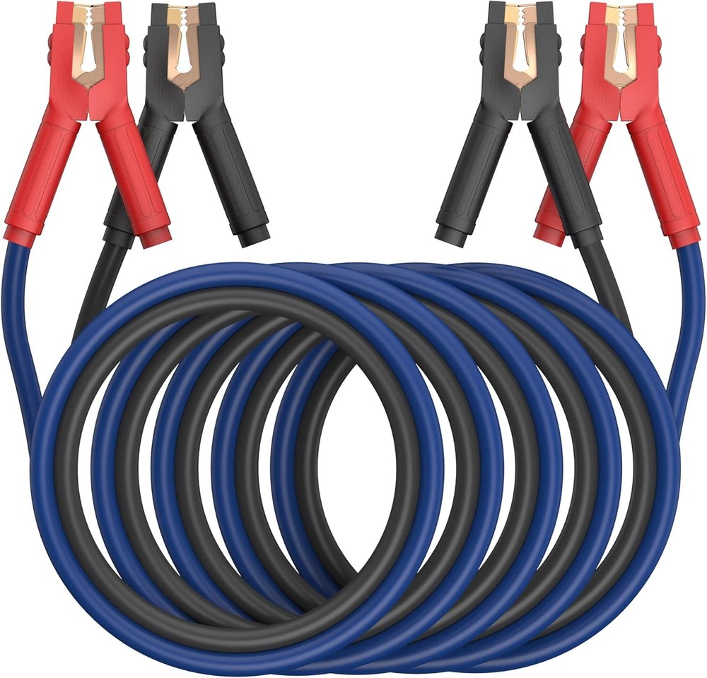 Heavy Duty Jumper Cables, 0 Gauge 25 Feet 1000Amp Booster UL Listed...