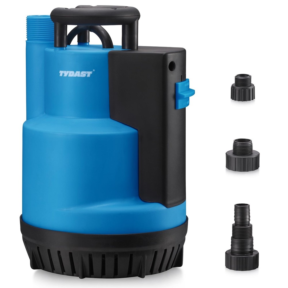 3/4HP Submersible Water Pump 3100GPH Portable Sump Pump for Utility Water Transfer