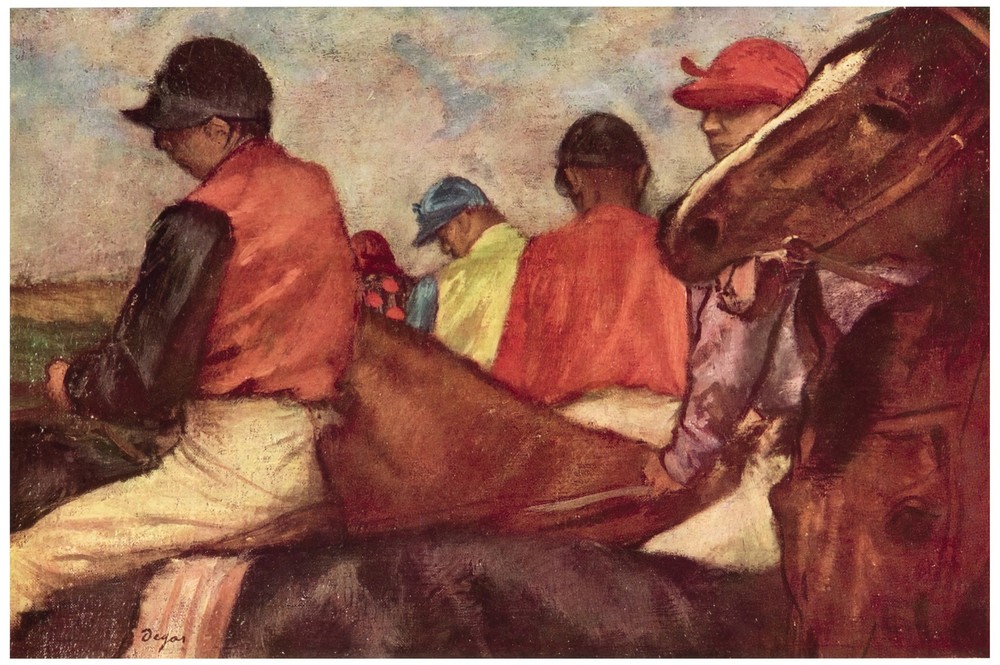 Decor Horse racing Poster. Fine Graphic Art Design. Horse Shop Wall Art. 1876