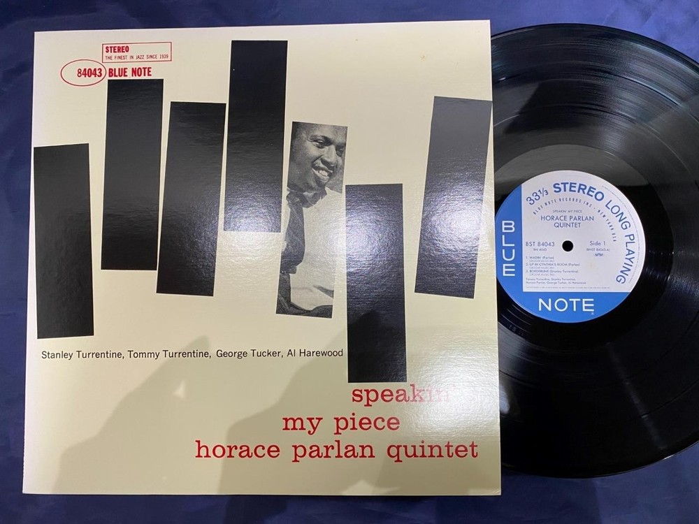 HORACE PARLAN SPEAKIN' MY PIECE BLUE NOTE BST 84043 STEREO JAPAN Vinyl LP