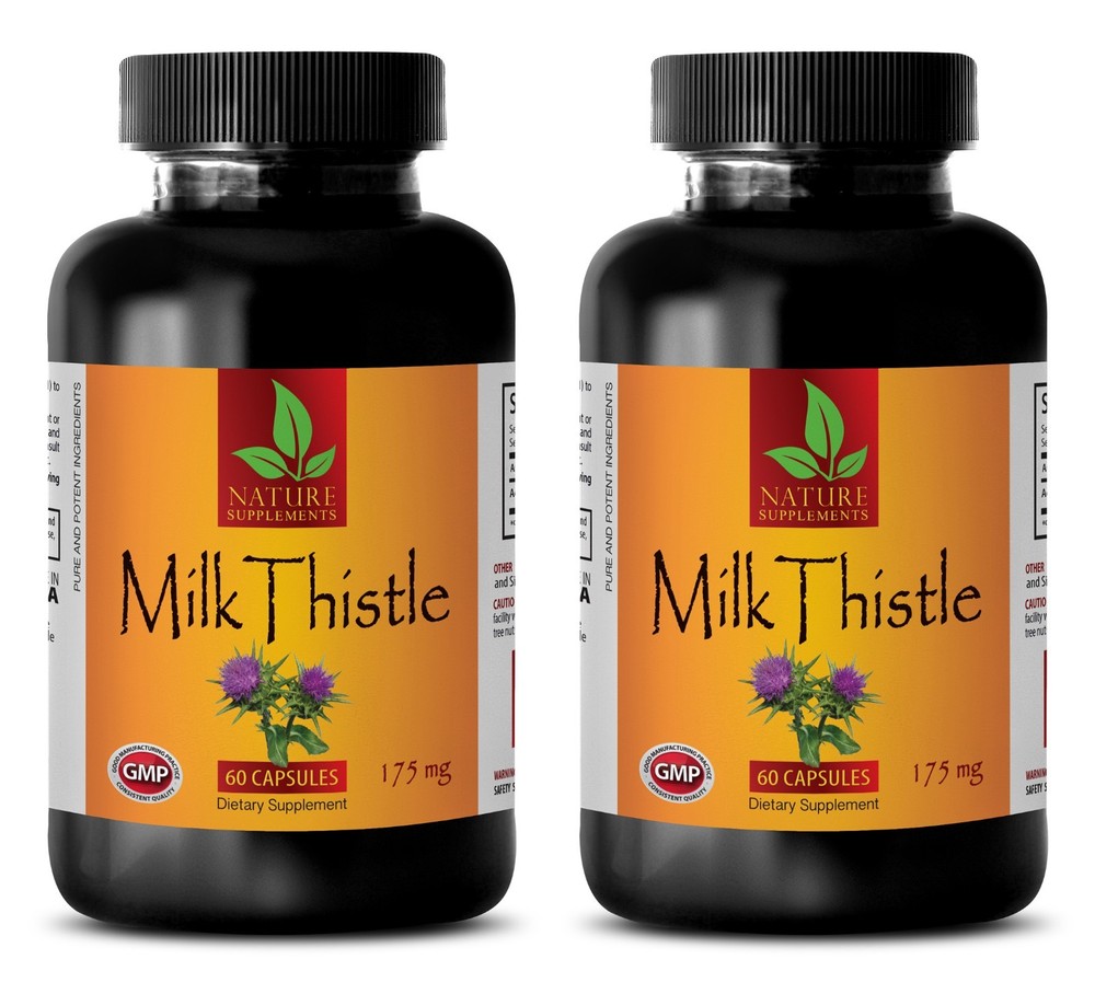 Weight loss supplements - MILK THISTLE 175MG - milk thistle with artichoke - 2 B