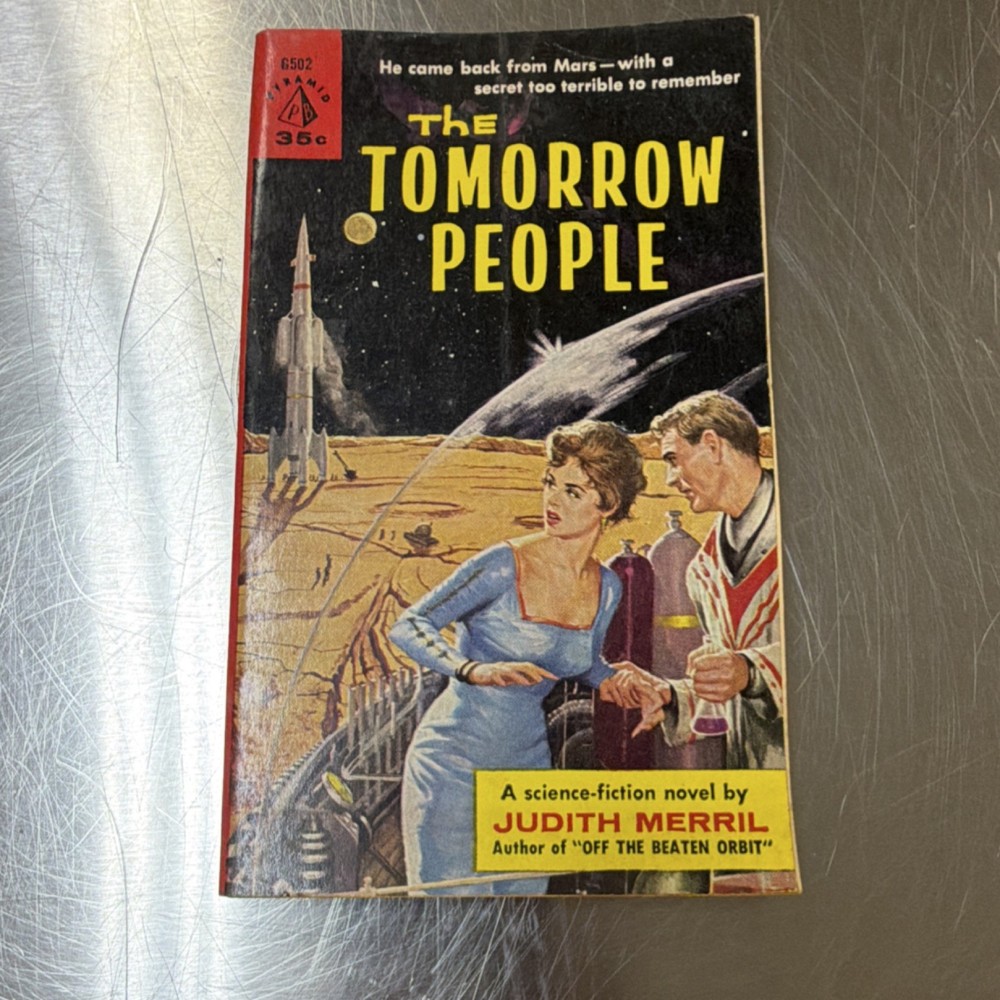 The Tomorrow People by Judith Merril Paperback Sci-Fi Novel, Pyramid Books Mars
