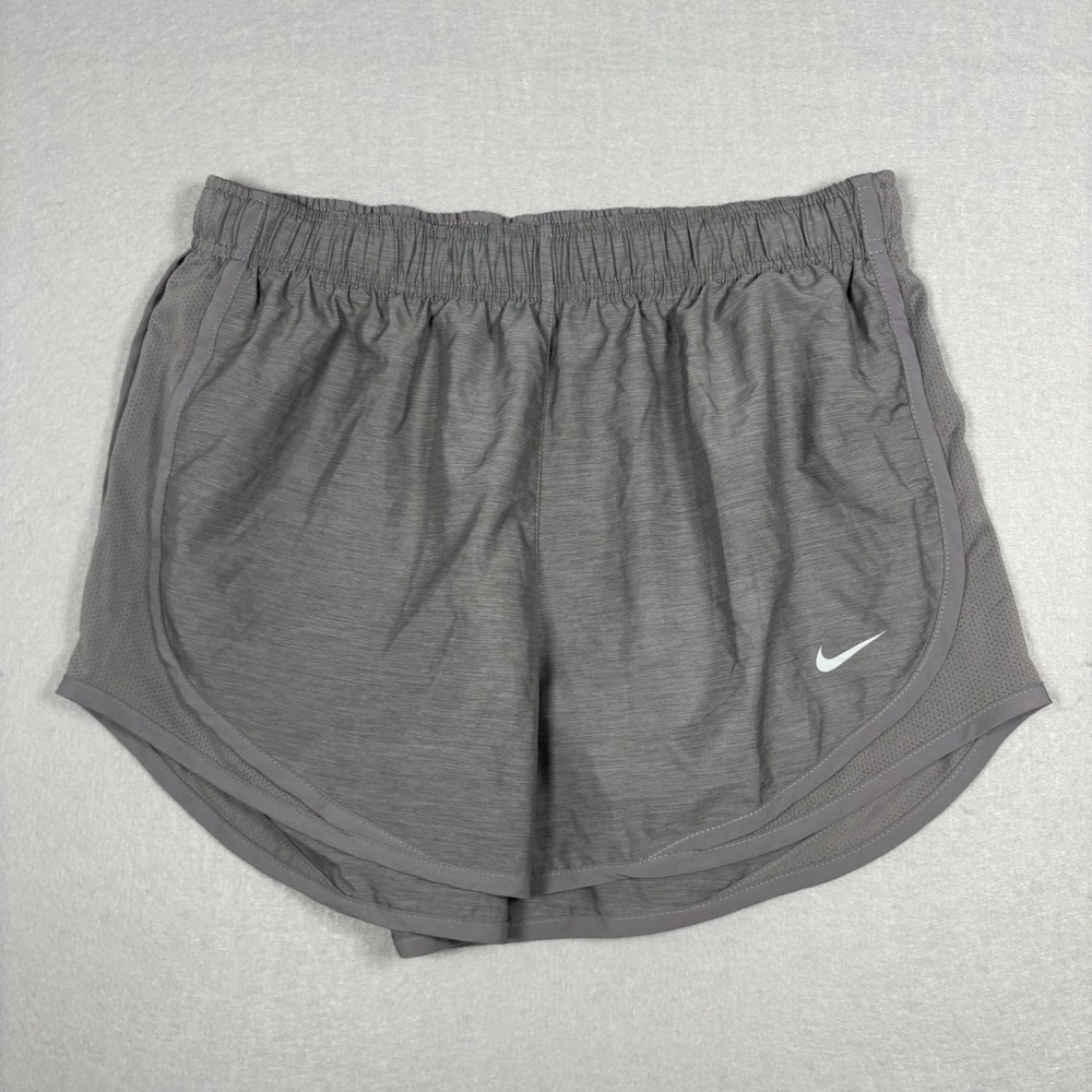 Nike Women's Tempo Running Shorts Size Small Gray Drawstring 3