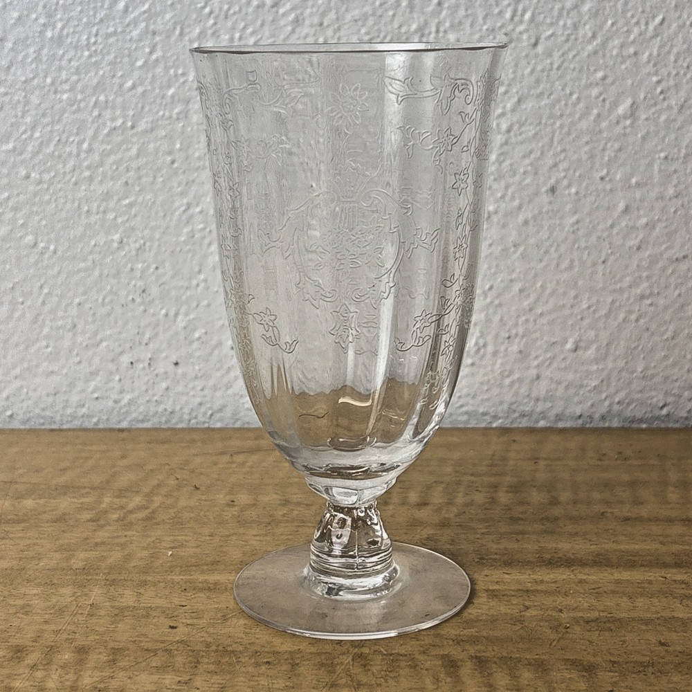 Lenox / Fostoria Navarre Clear Crystal Iced Tea Drinking Glass