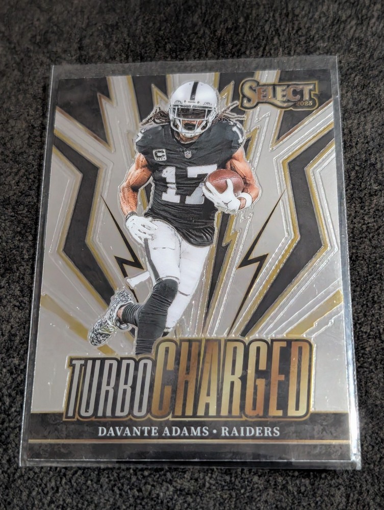 2023 Panini Select - Turbocharged Davante Adams #TUR-DAD Raiders Football Card