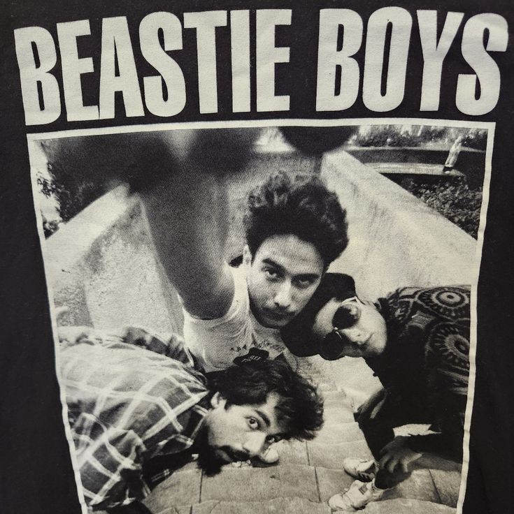 Vtg Beastie Boys band 90s Retro style Black T shirt Men Women tee NH21470