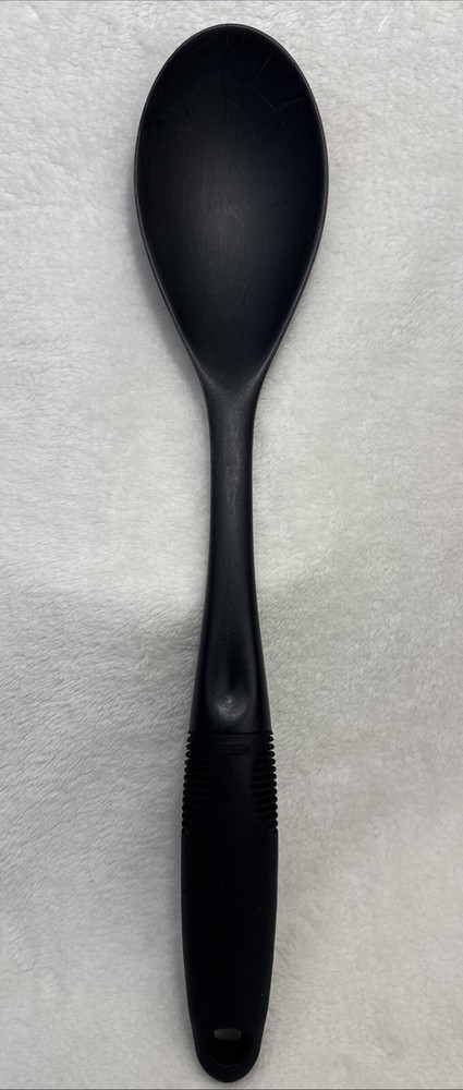 OXO Good Grips Black Nylon Serving Spoon With Soft comfortable grip