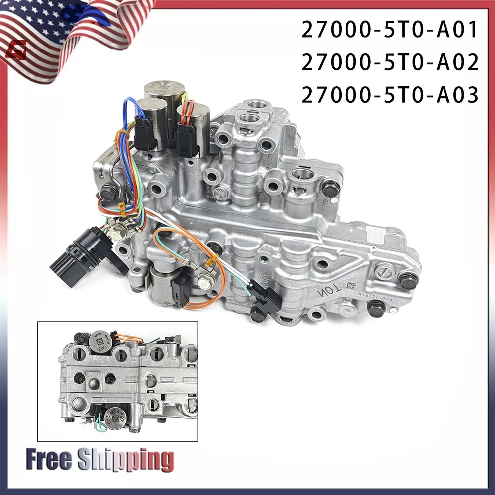 For Honda HR-V 2016-2018 27000-5T0-A02 Transmission Valve Body Replace Part