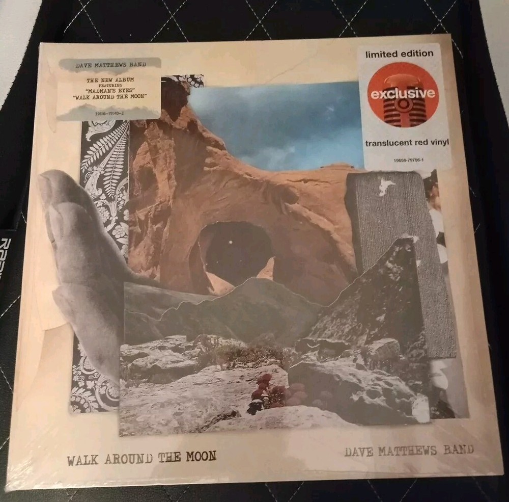 Dave Matthews Band Walk Around the Moon LE Translucent Red Vinyl LP