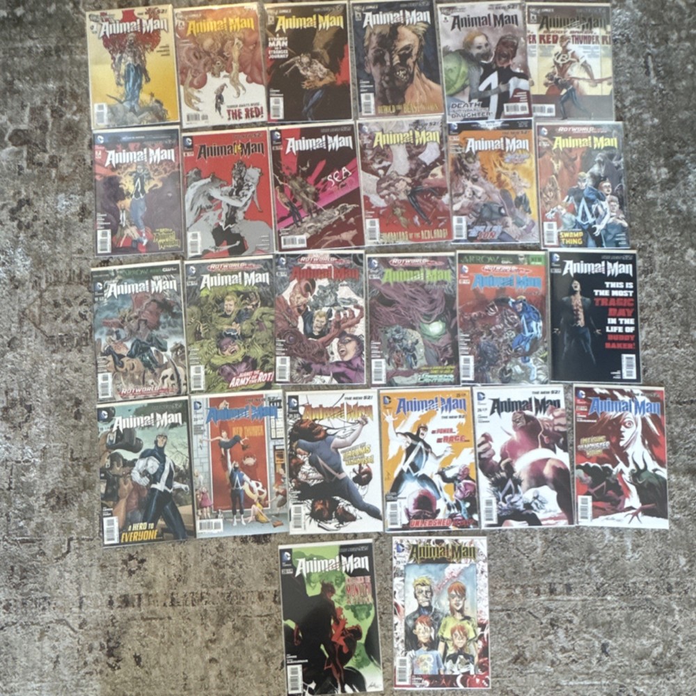 DC Comics Animal Man The New 52 #1-29 Comic Book Lot