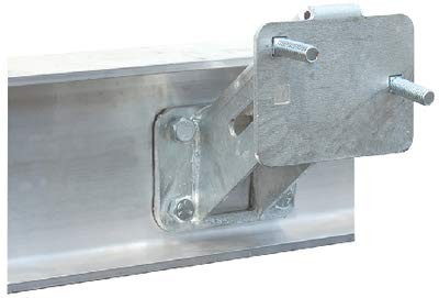 Hot-Dip Galvanized Spare Tire Carrier for Aluminum Trailers
