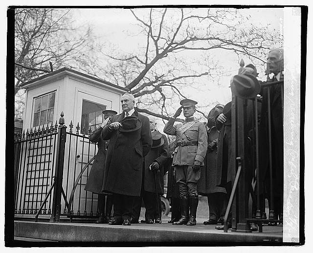Photo:Harding Washington DC 1922 Safety Parade Review