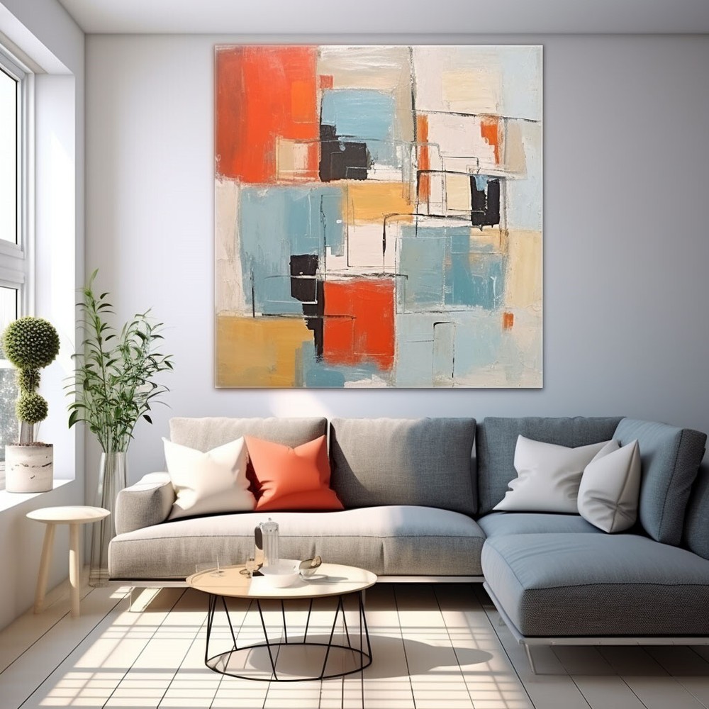 Hand-painted oil painting abstract texture color art home decor painting #224